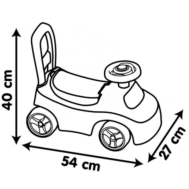 Rote Ride-On Roller