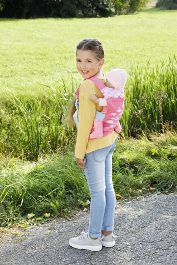 Tragen vorne und auf dem Rücken