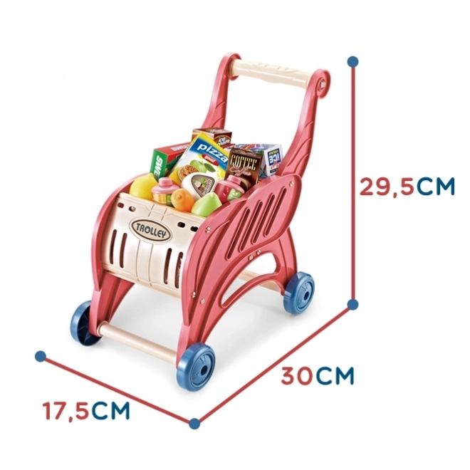 Supermarkt mit Einkaufswagen und Zubehör von Woopie