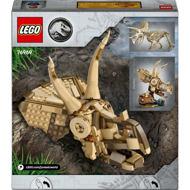 Lego Jurassic World Triceratops Schädelbaukasten