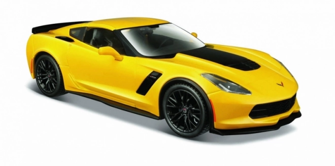 Maisto Metallmodell Corvette Z06 Gelb