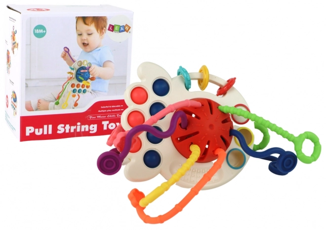Bunter Sensorik-Beißring für Babys