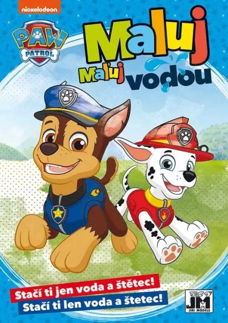 Malbuch Wasser malen PAW Patrol