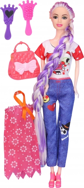 Puppe mit Handtasche