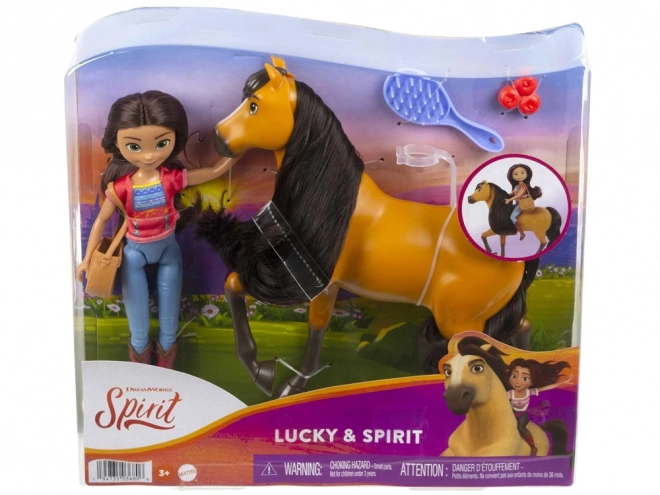 Mattel Lucky und Pferd Spirit aus Spirit Riding Free