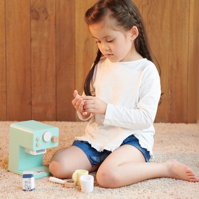 Klassik World Holzspielzeug Kaffeemaschine Set für Kinder