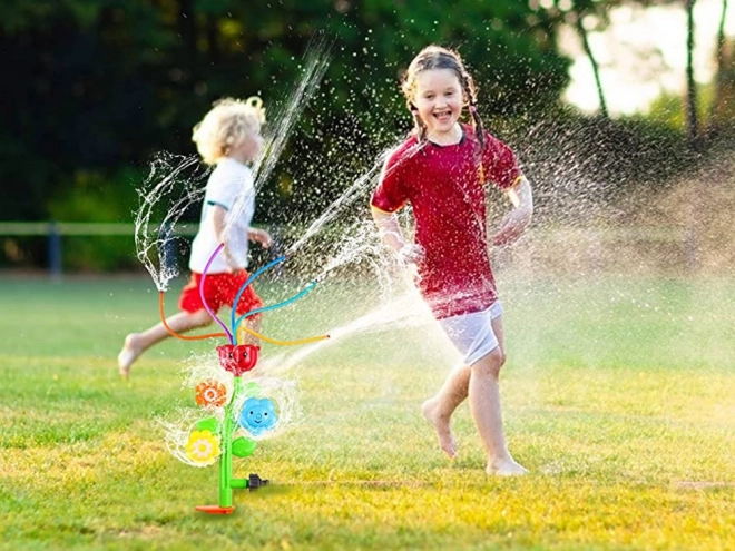 Fröhliche Blumen-Wassersprenger für Kinder