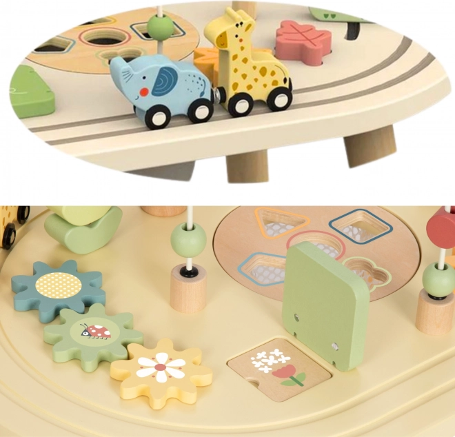 Holztisch Aktivitäten Safari TOOKY TOY