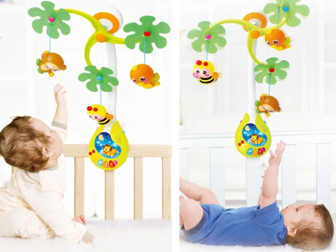 Interaktive bunte Musik-Mobile für Babys