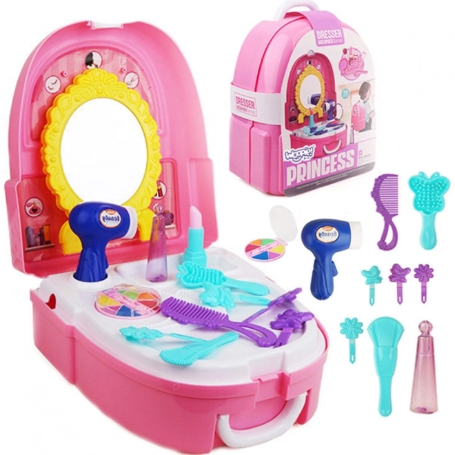 Kleine Prinzessin Schminktisch im Rucksack WOOPIE