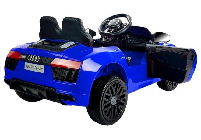 Audi R8 Spyder Kinder Elektroauto Blau