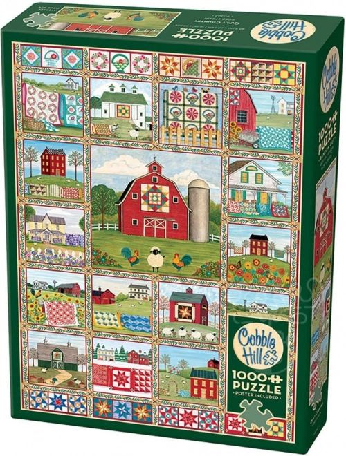 Cobble Hill Puzzle Land der gestickten Decken 1000 Teile