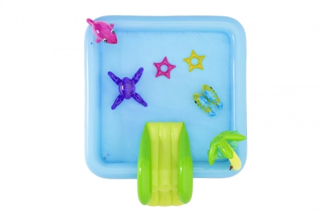 Bestway Garten Spielplatz Fantastisches Aquarium mit Rutsche