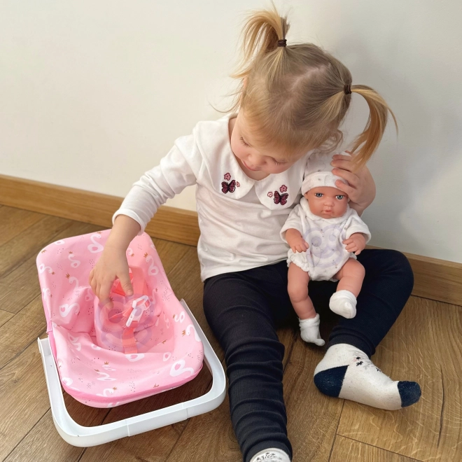 Woopie Baby-Puppe mit Tragesitz