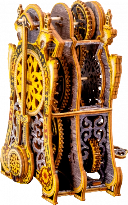 Doppeltes Zifferblatt und sichtbare Mechanik