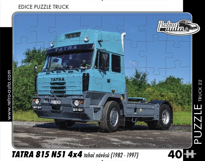 Retro-Auto Puzzle - Tatra 815 Truck