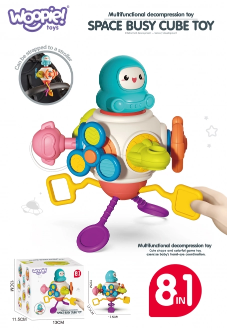 Woopie Baby Montessori Sensory-Würfel 8-in-1