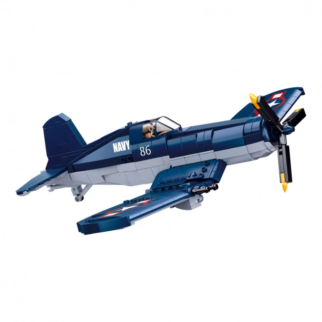 Sluban WWII Amerikanisches Jagdflugzeug F4U Corsair