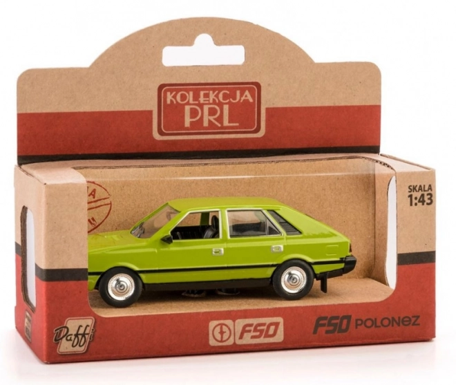 Klassisches Modellauto FSO Polonez in Grün