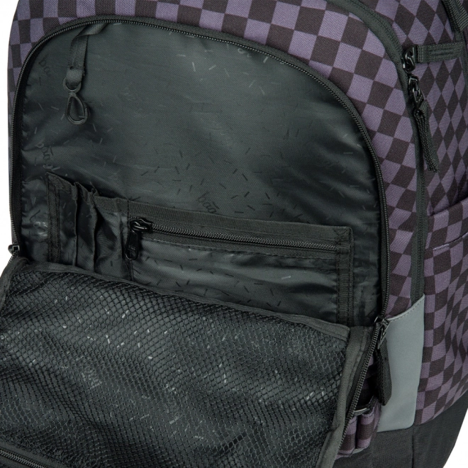 Schulset BAAGL Skate Max grau: Rucksack, Etui und Beutel