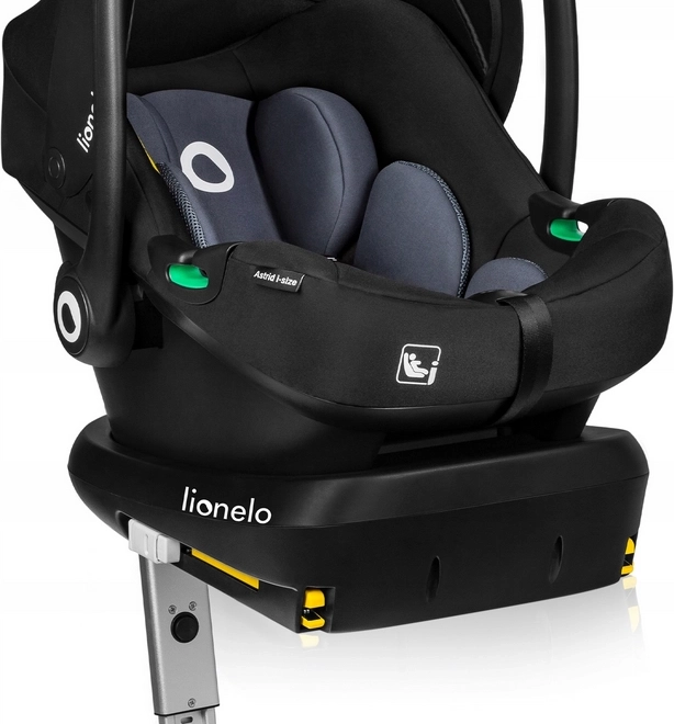 Lionelo Autositz Astrid i-Size schwarz-grau