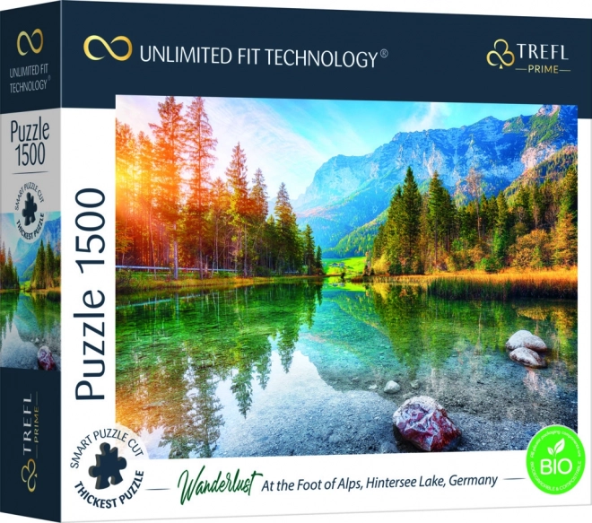 TREFL Puzzle Wanderlust: Am Fuße der Alpen, Hintersee See, Deutschland 1500 Teile