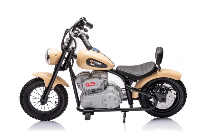 Kindermotorrad mit Akku 36V Khaki