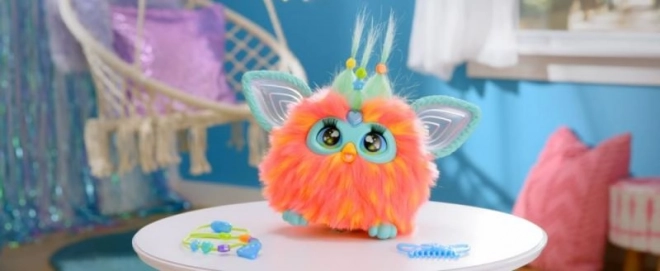 Furby in Korallenfarbe