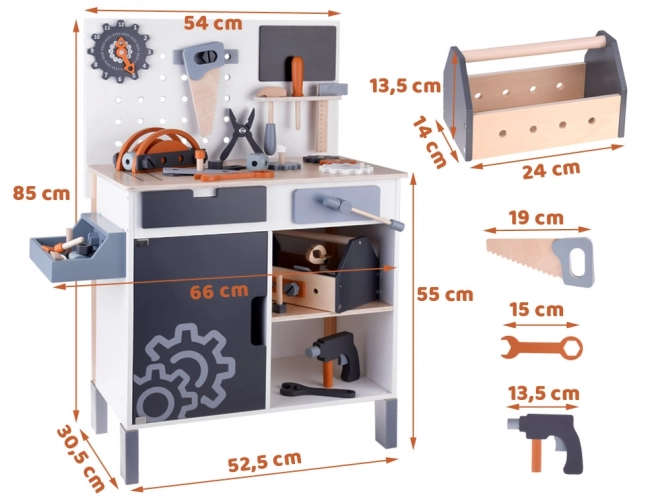 Große Holzwerkstatt für kleine Handwerker