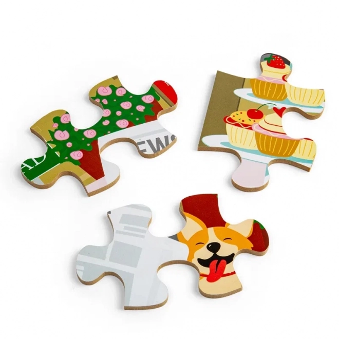 Holzpuzzle London - Bodenspiel