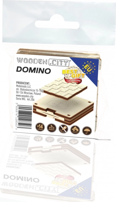 Holz 3D-Puzzle - Domino-Spiel aus Holz