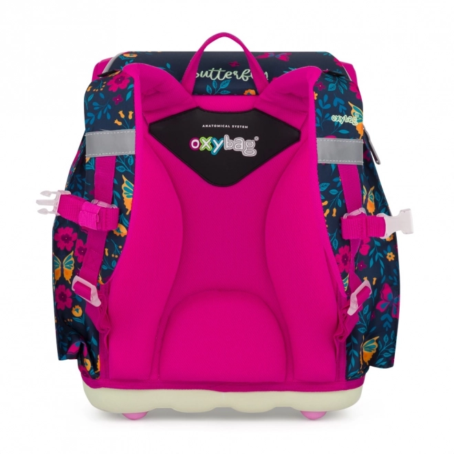 Schulrucksack Premium Light Schmetterling