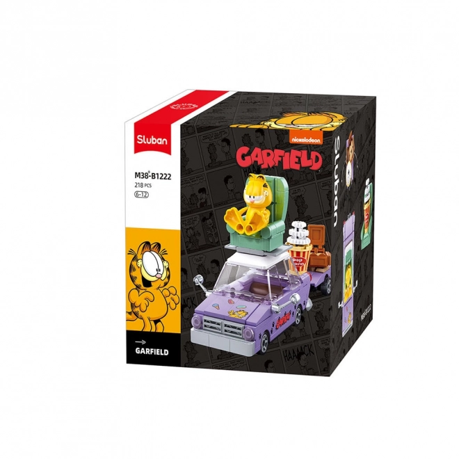 Garfield verrückte Fahrt Bauset