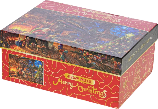 Geschenkbox und Vorlage im Set