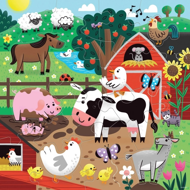 Mudpuppy Bodenpuzzle Freunde vom Bauernhof