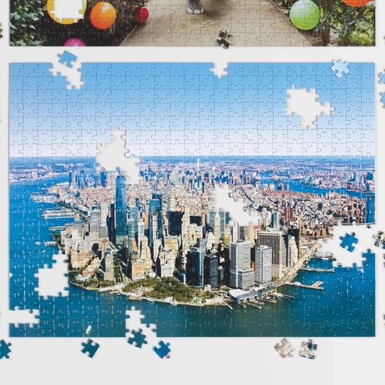 Oboustranniges New York City Puzzle 500 Teile von Gray Malin