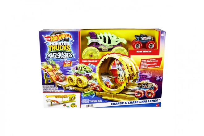 Hot Wheels Monstertrucks Power Smashers Strecke Massive Zerstörung