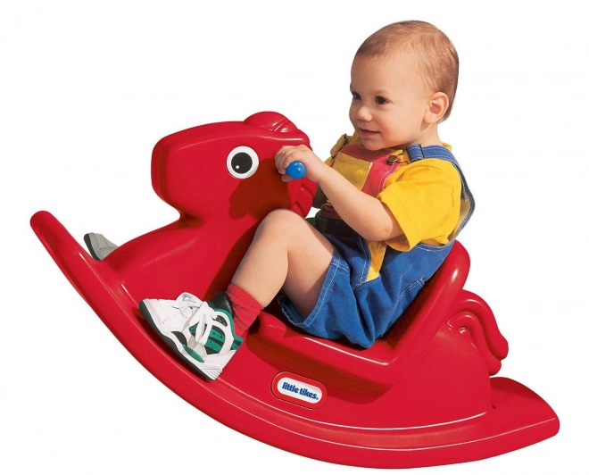 Kleiner Tikes Schaukelpferd Rot