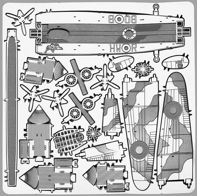 3D Puzzle Metallflugzeug Avro Lancaster