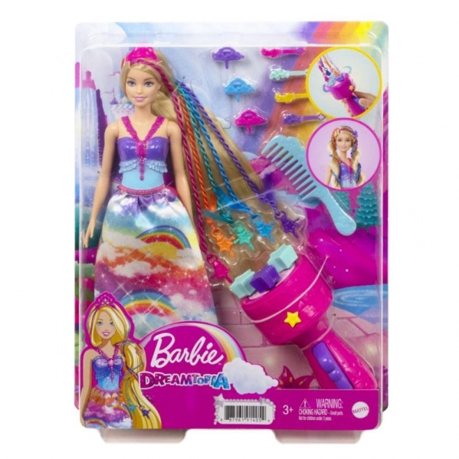 Barbie Prinzessin mit gedrehten Strähnen