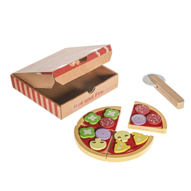 Holzpizza-Spielset für Kinder