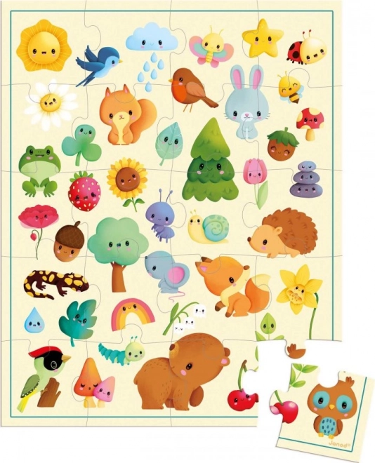 Janod Puzzle Natur 20 Teile