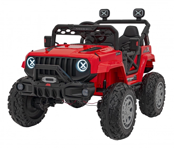 Elektrisches Kinderauto OFF ROAD Speed Rot