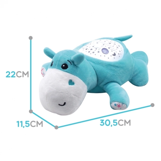 Woopie Baby Kuscheltier Projektor Schlafhilfe Nilpferd