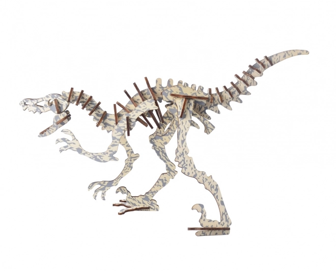 Dreidimensionales Holzpuzzle Deinonychus