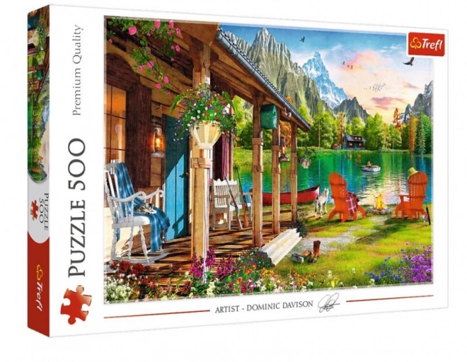 Puzzleset Bergchalet 500 Teile