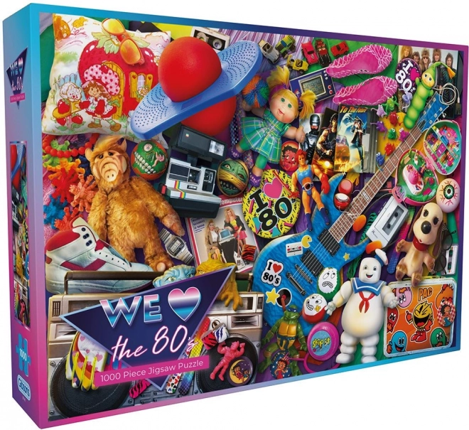 Gibsons Puzzle Wir lieben die 80er 1000 Teile