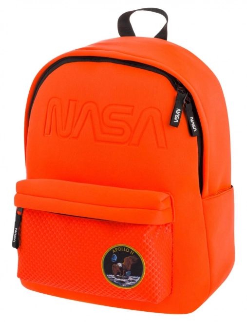 Oranger Neoprenrucksack NASA