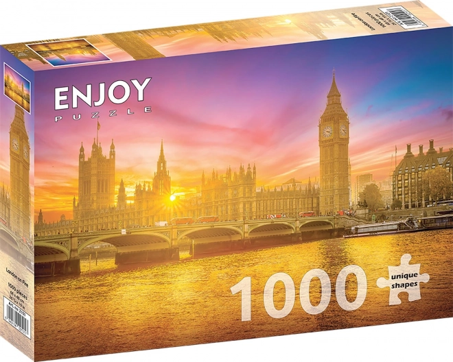 Puzzle Leuchtendes London 1000 Teile