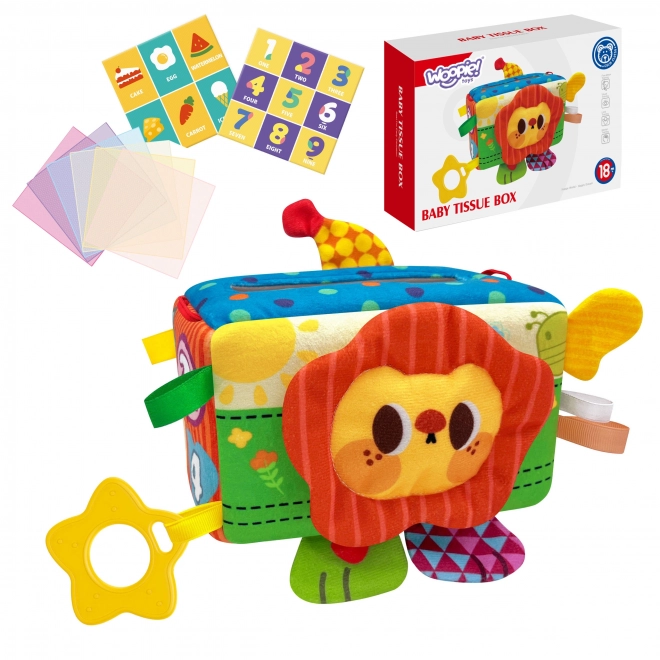 Woopie Baby edukatives sensorisches Taschentuchspielzeug